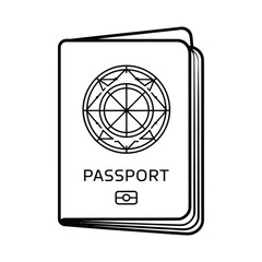 Passport document travel identification international citizen vacation immigration tourism visa identification personal information security control border