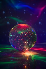 Holiday Crystal Light Sphere