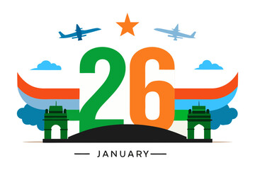 Republic day of india celebrations on january 26th