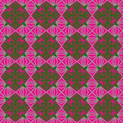 Seamless decorative geometric floral pattern. For fabric prints, wallpapers, stationery, gift wrap, surface design, and creative branding projects