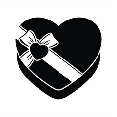 Heart Shaped Gift Box With Bow