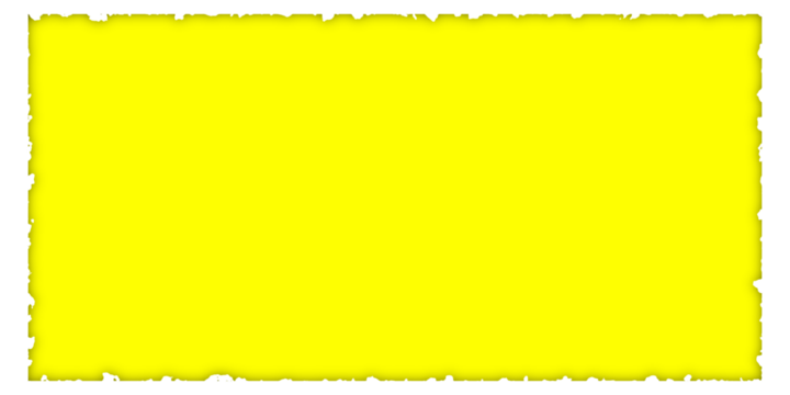 A vibrant yellow rectangular shape with slightly textured white borders, suitable for abstract design. - Powered by Adobe