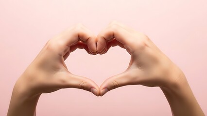 Hands Forming Heart Shape