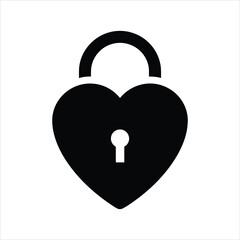 Love And Security Symbol Illustration