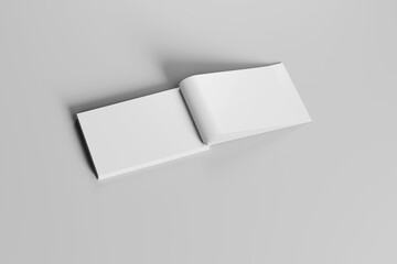 Minimalist Magazine Mockup Open Pages