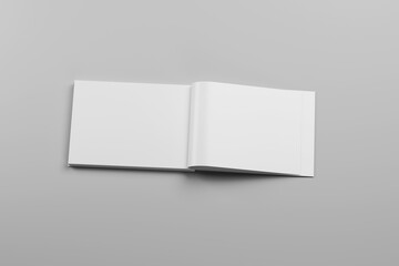 Minimalist Magazine Mockup Open Pages