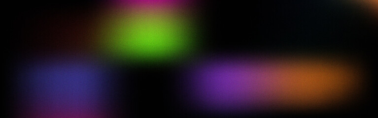 Fototapeta premium Vibrant abstract background with colorful light spots and grainy texture