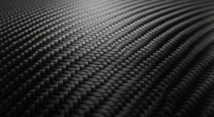 Black Woven Texture with Smooth Curves and Patterns for Modern Design Projects
