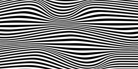 abstract simple black horizontal wave line pattern can be used background. Vector ilustration