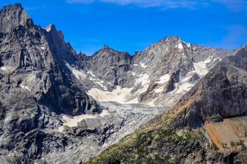 The Mont Blanc massif at the border of France, Italy, and Switzerland, showcasing Europe&rsquo;s highest alpine landscape.