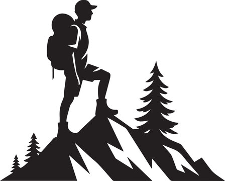 Hand-Drawn Green Pine Tree Holiday Background for Textile Design