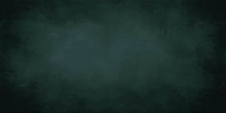 Abstract Dark teal grunge background with rough concrete texture, scratches, and faded paint.seamlessly from deep emerald to muted forest green. Watercolor or mist, giving a moody, mysterious