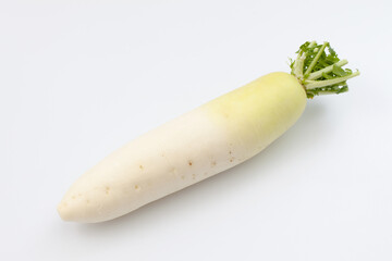 大根 生野菜 白背景
