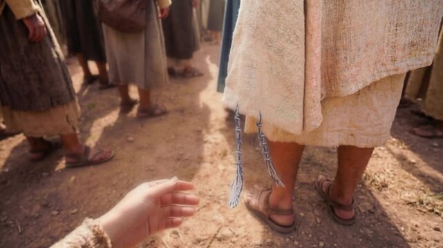 The healing of the woman with the issue of blood