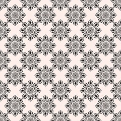 Fototapeta premium pattern, flower, seamless, illustration, floral, design, nature, decoration, vintage, art, wallpaper