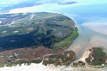 Insel Usedom, Nordspitze mit Flugplatz und ehemaliger Heeresversuchsanlage Peenem&uuml;nde 2019