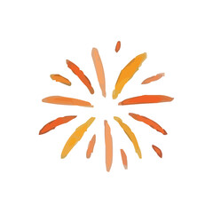 watercolor Chinese New Year firecrackers