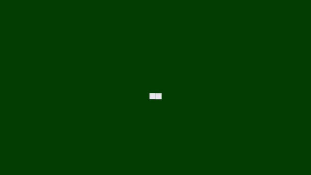 Retro Computer Terminal Blinking Cursor on Dark Green Background