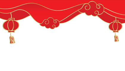 Chinese new year background for banner, flyer, brochure, and presentation layout vector design.