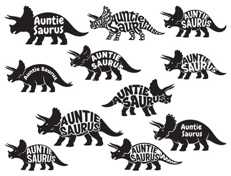 AUNTIE SAURUS SILHOUETTE