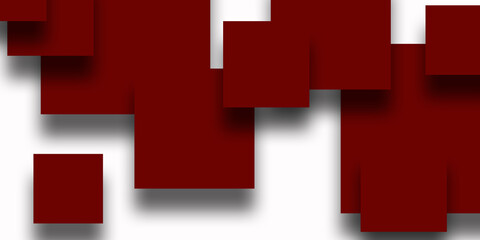 Red square creative abstract geometric background overlapping  illustration, perfect for banner, presentation background, and wallpaper