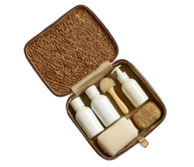 Four Pairs of Stylish Sneakers isolated on a transparent background