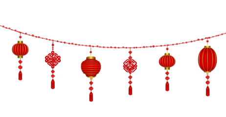 Six Red Chinese Decorative Square Frames Keywords: Chinese, frame, border, red, decorative isolated on a transparent background