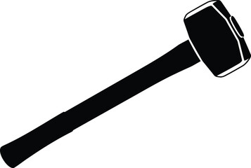 Blacksmith Hammer Silhouette for Crafting and DIY Projects