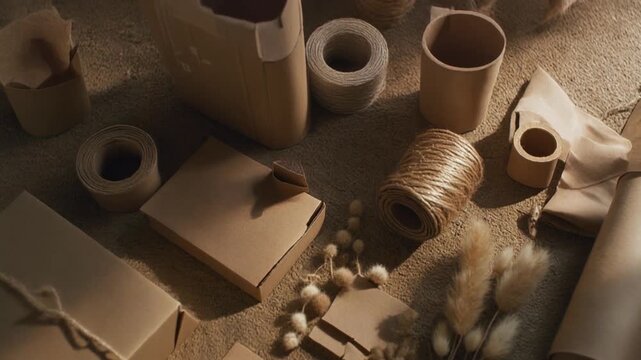 Brown Packaging Materials and Gift Wrapping Supplies.