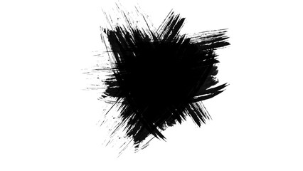 Black Brush Stroke