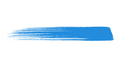 Cool Azure Paint Stroke Brush