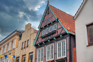 Obraz premium The Hanseatic City of Buxtehude is a city located in the Stade district of Lower Saxony, Germany.