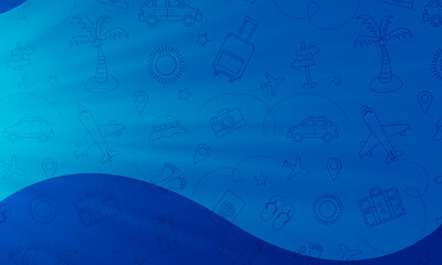 Obraz premium abstract blue background