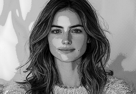 Gray Scale Noir Comic Photo Effect