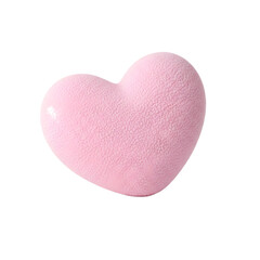 Delicate pink heart sculpture
