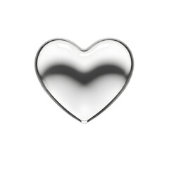 Shiny heart-shaped object