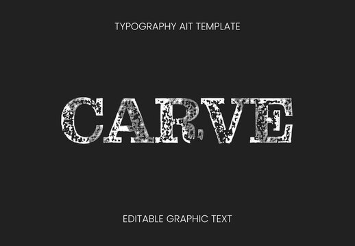 White Distressed Paint Scratch Text Effect Ink Print Font