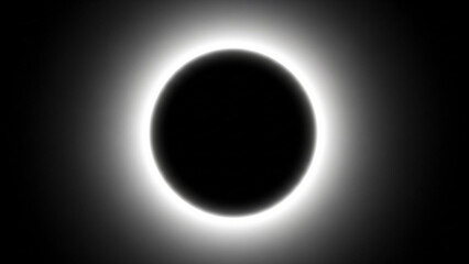 Circular halo of soft white light surrounding empty center, silent remembrance.