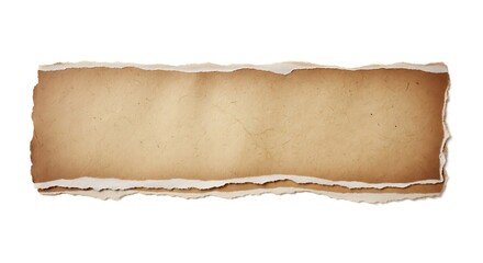 Torn brown paper background