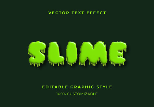 Green Toxic Text Effect Dripping Bubble Slime Font