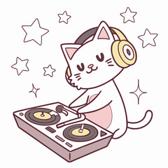 DJ Cat Beat Rider