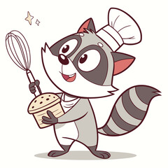 Chef Raccoon Baker