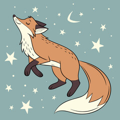 Astronaut Fox Star Explorer 1