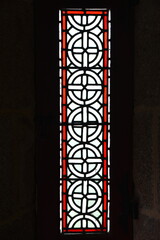 Vitraux de l'abbaye du Mont-Saint-Michel en Normandie