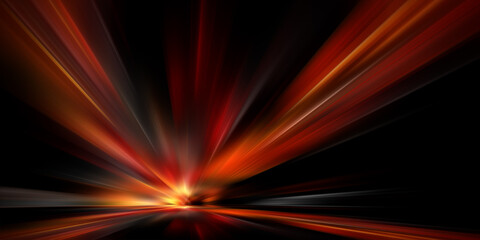 Abstract technology background with gray and red speed