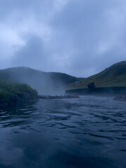Naklejka premium Islande : Reykjadalur 