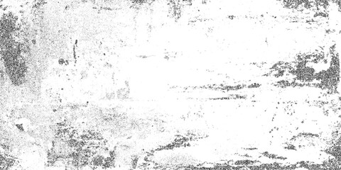 Obraz premium Gritty grain overlay, dense black stipple dust with scattered noise clusters, monochrome grunge texture background on white, vector illustration