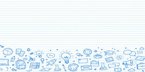 Obraz premium Abstract blue background with flowing numbers and symbols, representing technology, internet, and social media network communication for a modern business design concept illustration