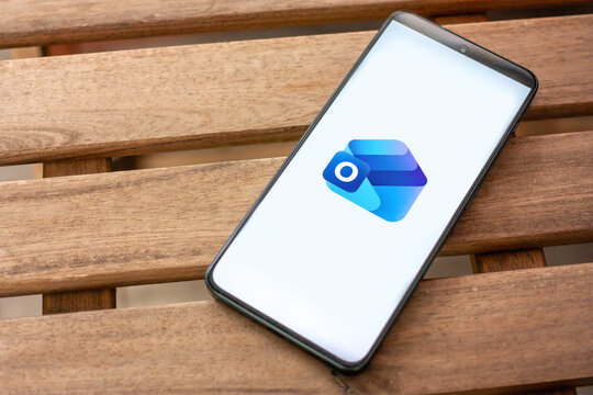 Microsoft Outlook logo shown on an Android smartphone screen, representing a platform for email, calendar management, and workplace productivity.