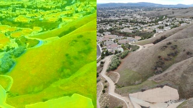 A Search and Rescue SAR Training Video to help teach people how to use Infrared technology to interpret terrain and find lost subjects on a a hiking and Horse Trail with a drone